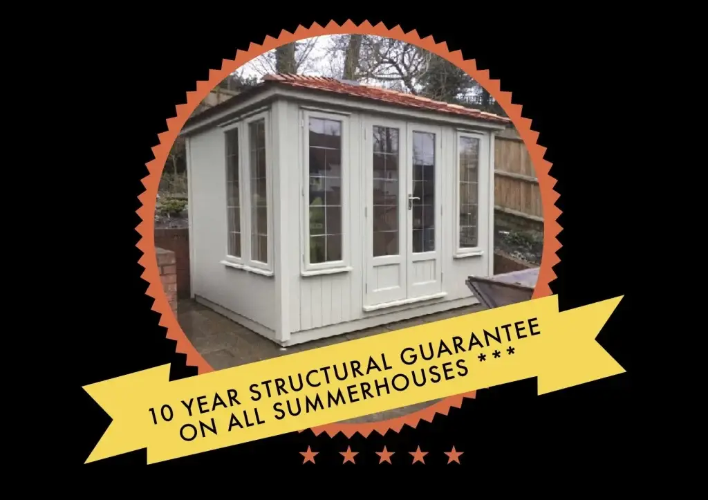 20 THIS IS LANCASHIRE SUMMERHOUSES STRUCTURAL GUARANTEE