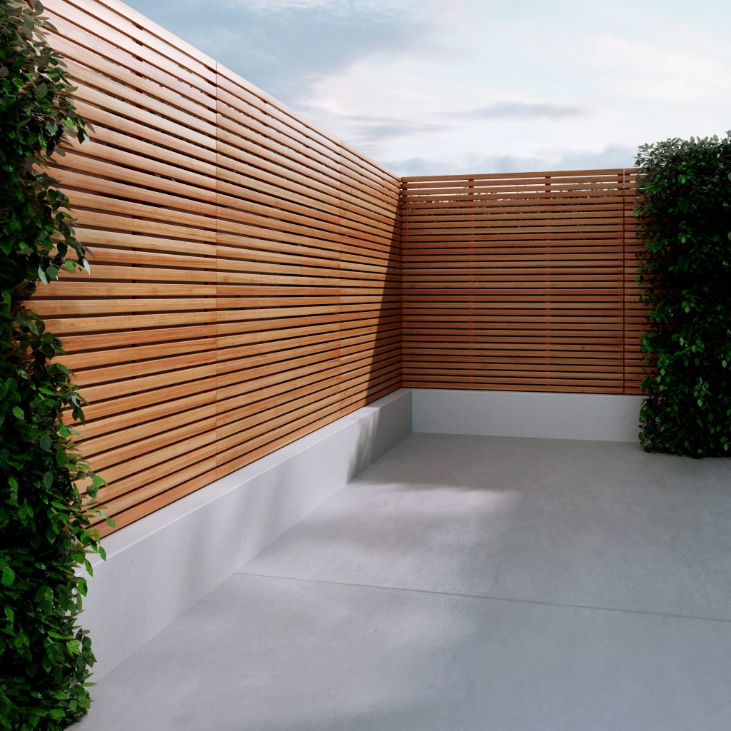 RED GRANDIS SLATTED SCREENS